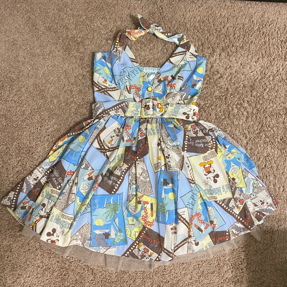 Mickey Mouse Disney Honey Bunch Dapper Day Dress M